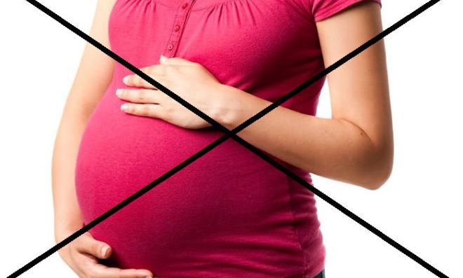 Запрет при беременности