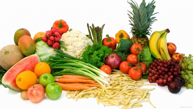 Питание овощи и фрукты