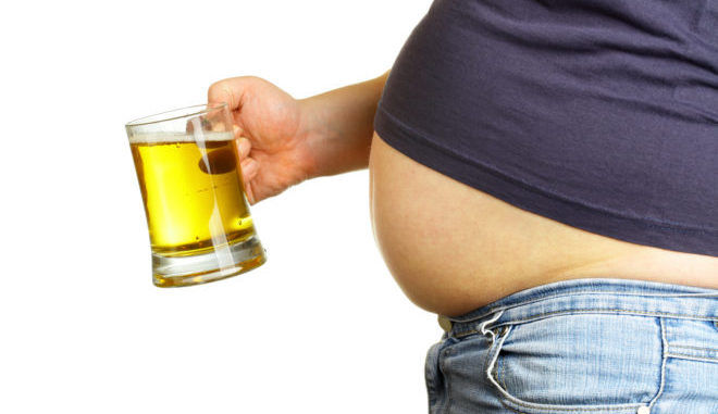 Употребление пива при ожирении